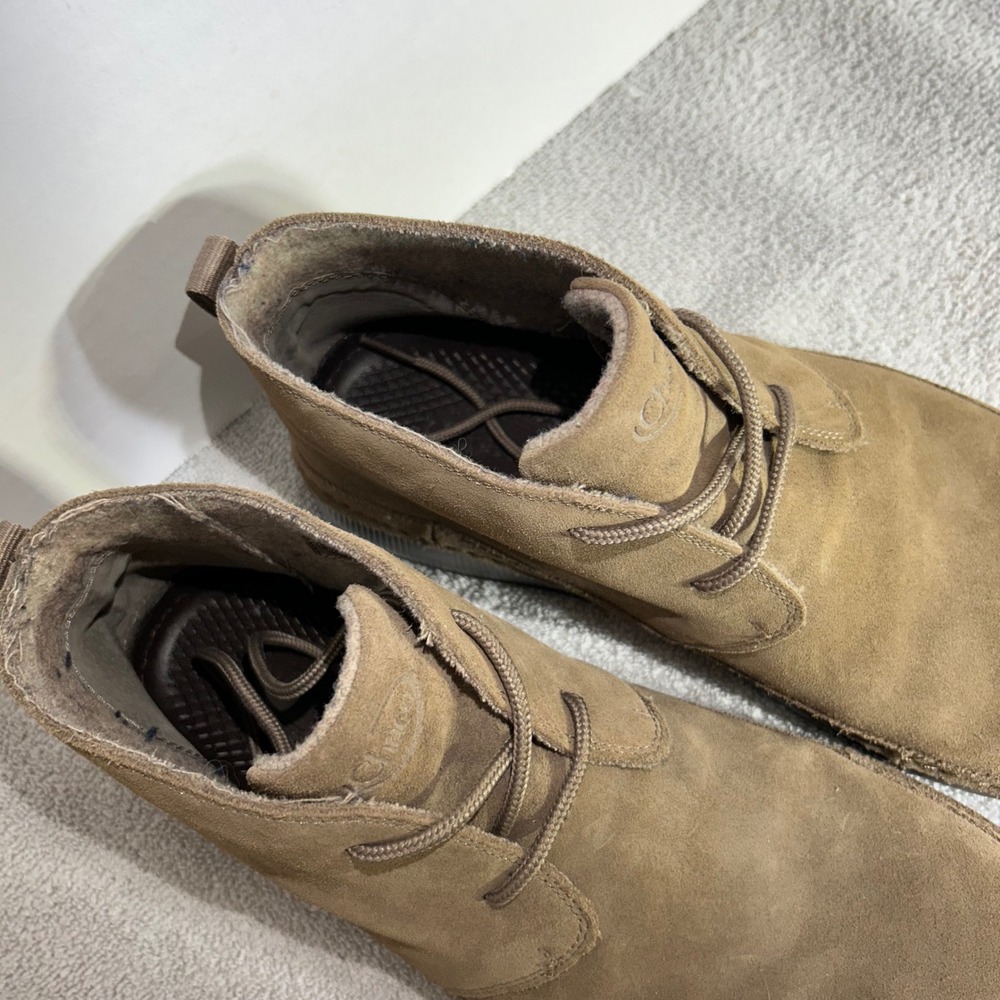 Chaco Paonia Chukka Boots Mens 9 Teak Brown Suede JCH108501 Desert Boots - Picture 7 of 9